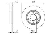 Bremsscheibe OPEL COMBO