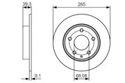 Bremsscheibe MAZDA CX-3