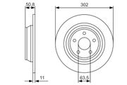 Bremsscheibe FORD MONDEO