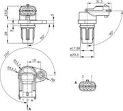 Sensor, Nockenwellenposition FIAT 500 C