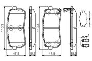 Bremsbelagsatz, Scheibenbremse KIA CARNIVAL / GRAND CARNIVAL