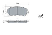 Bremsbelagsatz, Scheibenbremse RENAULT TALISMAN