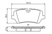 Bremsbelagsatz, Scheibenbremse LAND ROVER DISCOVERY SPORT