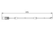 Warnkontakt, Bremsbelagverschleiß BMW 7