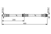 Bremsschlauch MITSUBISHI COLT