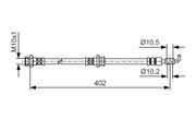 Bremsschlauch FORD RANGER