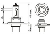 Glühlampe, Hauptscheinwerfer RENAULT MODUS / GRAND MODUS