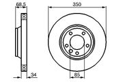 Bremsscheibe AUDI A3