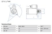 Starter MERCEDES-BENZ SPRINTER 3-t