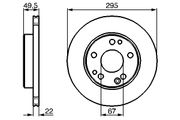 Bremsscheibe MERCEDES-BENZ R-KLASSE