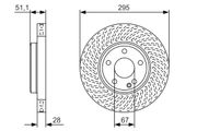 Bremsscheibe MERCEDES-BENZ GLA-KLASSE