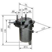 Kraftstofffilter NISSAN NOTE