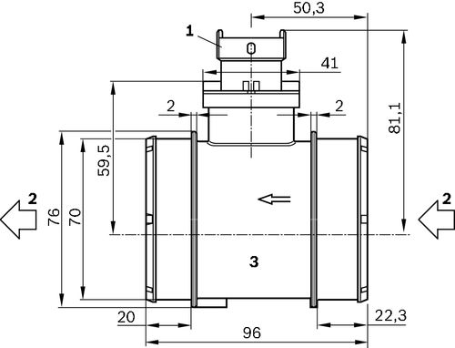 Produktbild für Luftmassenmesser