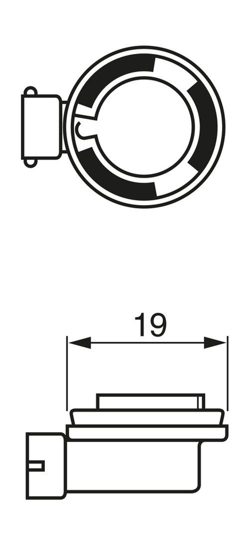 Produktbild für Glühlampe, Fernscheinwerfer