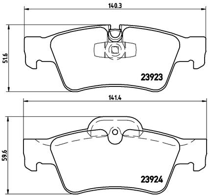 BREMBO Bremsensatz, Scheibenbremse sizw2npcs4 Hinterachse Innenbelüftet 350mm 32mm für MERCEDES-BENZ