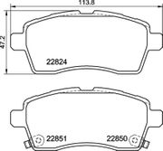 Bremsbelagsatz, Scheibenbremse SUZUKI IGNIS