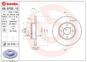 Bremsscheibe OPEL AGILA
