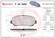 Bremsbelagsatz, Scheibenbremse MAZDA CX-9