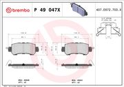 Bremsbelagsatz, Scheibenbremse MAZDA CX-9