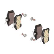 Bremsbelagsatz, Scheibenbremse NISSAN NOTE