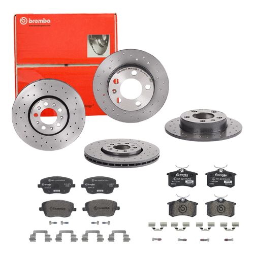 Produktbild für Bremsensatz-Vorn und Hinten