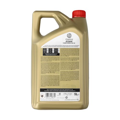 Produktbild für EDGE TURBO DIESEL 5W-40/ 5 L