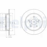 Bremsscheibe MITSUBISHI L 300