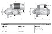 Starter TOYOTA YARIS VERSO
