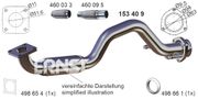 Reparaturrohr, Katalysator SEAT LEON