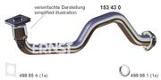Reparaturrohr, Katalysator VW CC