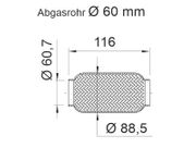 Reparaturrohr, Ruß-/Partikelfilter BMW 7