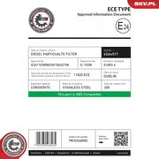 Ruß-/Partikelfilter, Abgasanlage SEAT ALHAMBRA