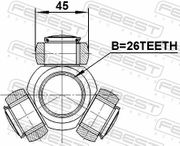Tripodestern, Antriebswelle MITSUBISHI GRANDIS