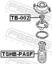 Schutzkappe/Faltenbalg, Stoßdämpfer DAIHATSU SIRION