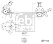 Trag-/Führungsgelenk TOYOTA AYGO