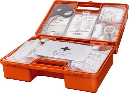 Produktbild für Betriebsverbandkasten DIN 13157:2021 inkl. Wandhalterung