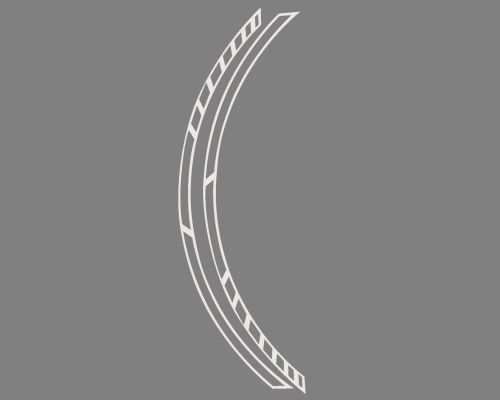Produktbild für PIN Striping Racing (Weiß)