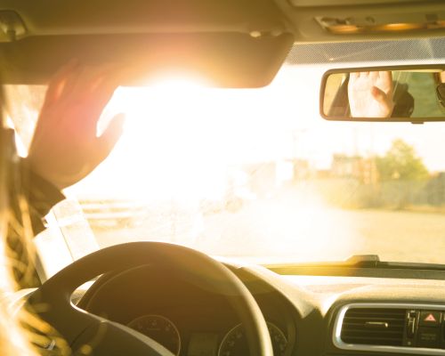 Produktbild für Sunvisor Reflex Blendstreifen (Blau)