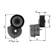Spannrolle, Keilrippenriemen DriveAlign® OPEL AGILA