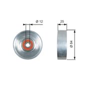 Spannrolle, Keilrippenriemen DriveAlign® NISSAN ALMERA TINO