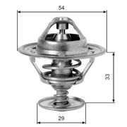 Thermostat, Kühlmittel VOLVO 240