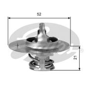 Thermostat, Kühlmittel MITSUBISHI SPACE WAGON