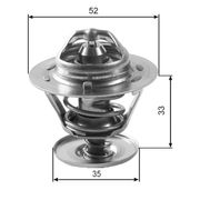 Thermostat, Kühlmittel VW TARO