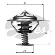 Thermostat, Kühlmittel MITSUBISHI L 400