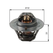 Thermostat, Kühlmittel DAIHATSU