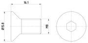 Schraube, Bremsscheibe MAZDA RX-8