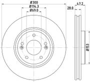 Bremsscheibe KIA SPORTAGE