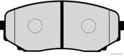 Bremsbelagsatz, Scheibenbremse MITSUBISHI PAJERO SPORT