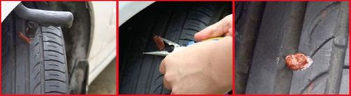 Produktbild für Reifenvulkanisier-Satz für KFZ, 5-tlg, 100 mm Fäden