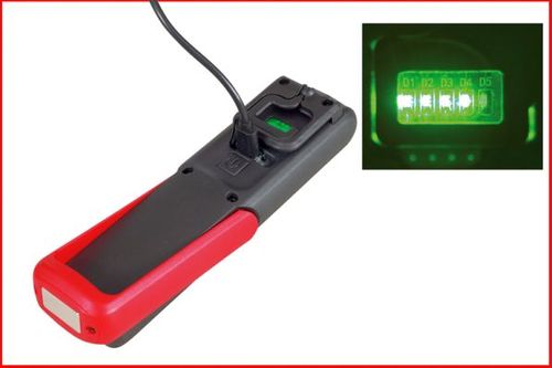 Produktbild für Mobile Werkstatt-Handlampe, knickbar, 3 Watt COB LED